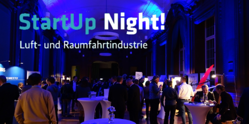 Emqopter at the StartUp Night Aerospace of the Federal Ministry of Economics in Berlin.