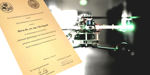 PhD thesis on autonomous quadrocopters awarded!